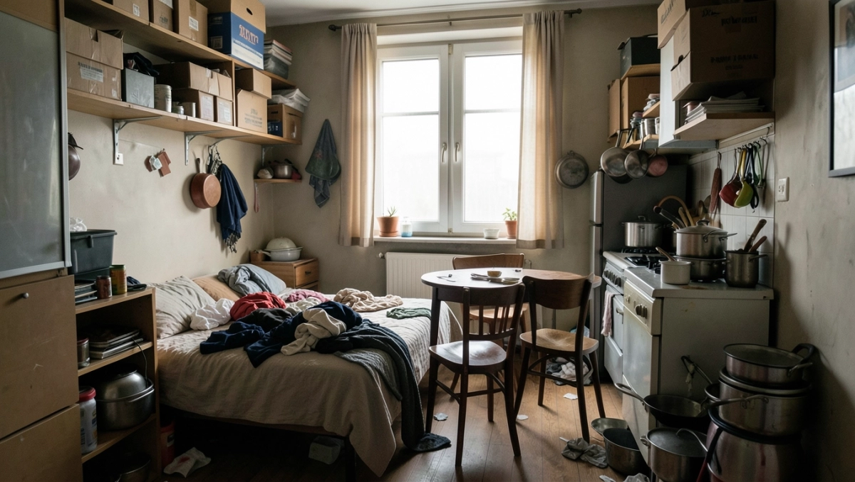 Kawalerka 28m2 aranżacje