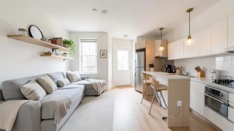 Aranżacja kawalerki 35m2