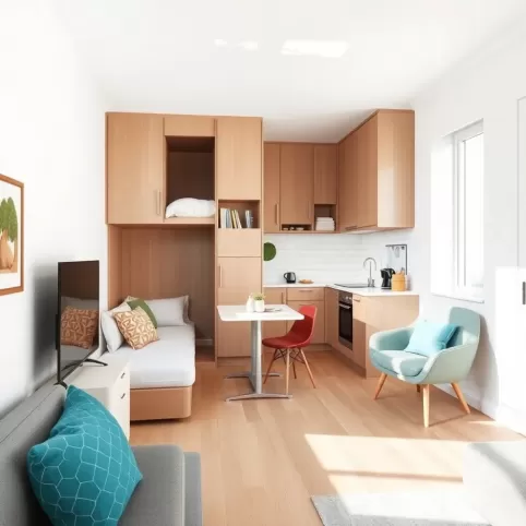 Jak urządzić kawalerkę 28 m2