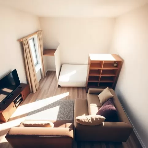 Kawalerka jak wydzielić sypialnię