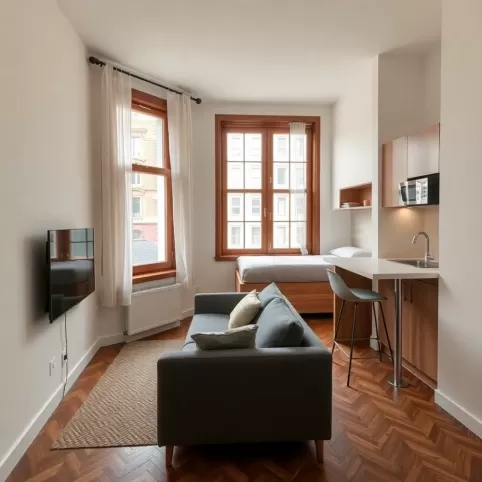 Kawalerka w kamienicy Kraków