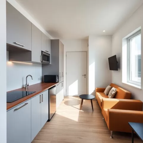 Kawalerka z aneksem kuchennym