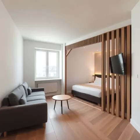 Kawalerka z oddzielna sypialnią