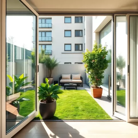 Kawalerka z ogródkiem Warszawa