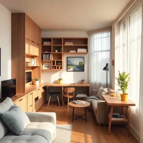 Mała kawalerka inspiracje