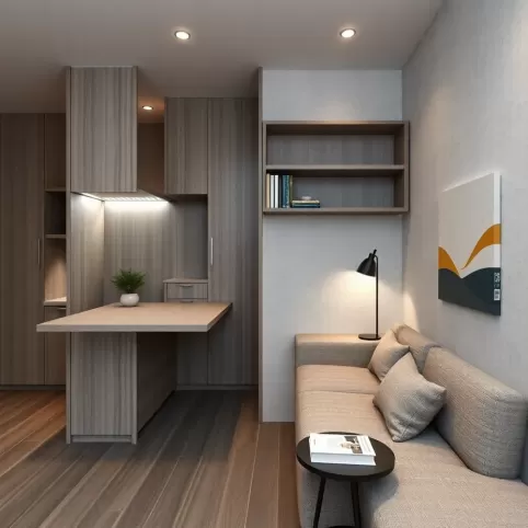 Małe kawalerki aranżacje