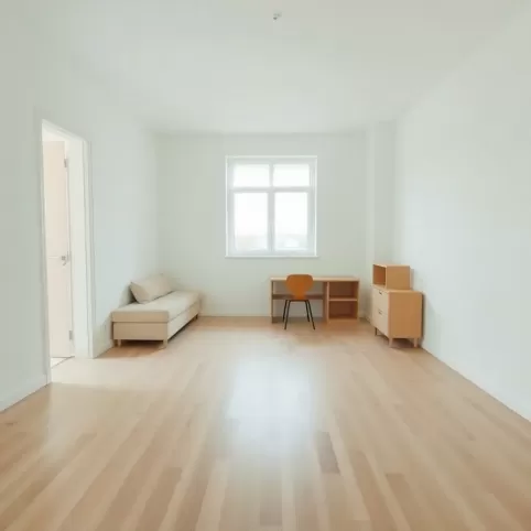 Pomieszczenie w małej kawalerce